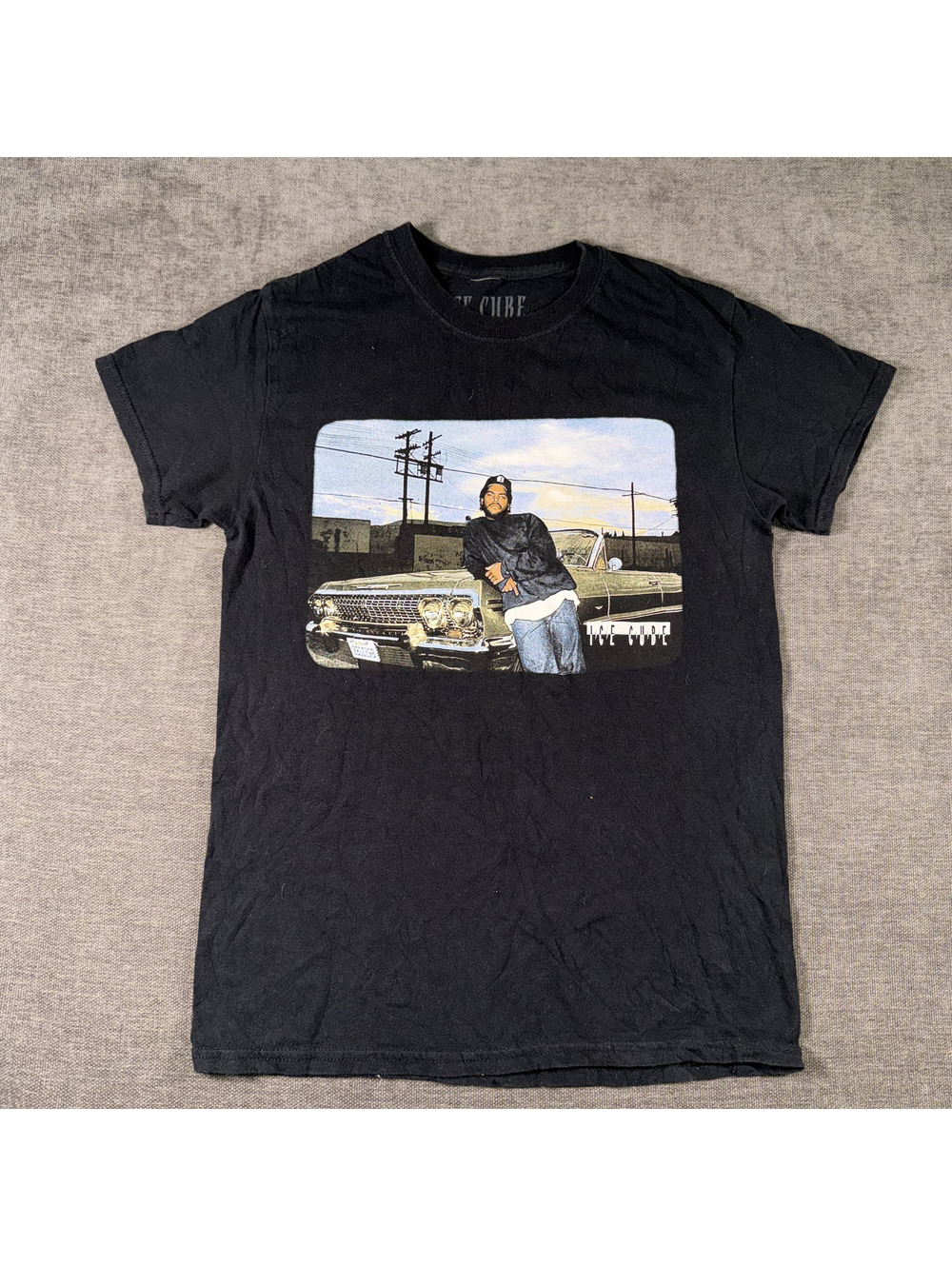 Ice Cube Graphic Black T-Shirt Size Small